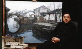 陈逸飞照片,光影交织的艺术画卷